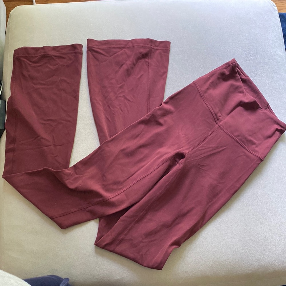 Lululemon groove super high rise flare legging